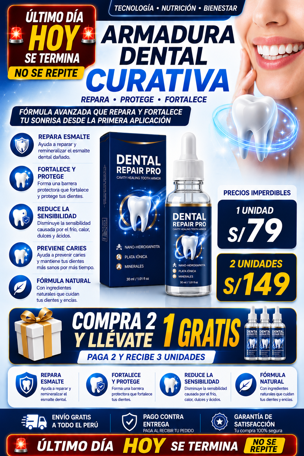 ARMADURA DENTAL CURATIVA