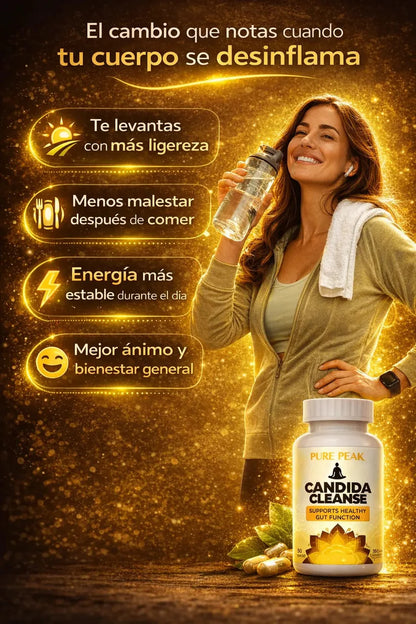 CANDIDA CLEANSE - [Pure Peak] Soporte Intestinal y de Colon 🦠🛡️